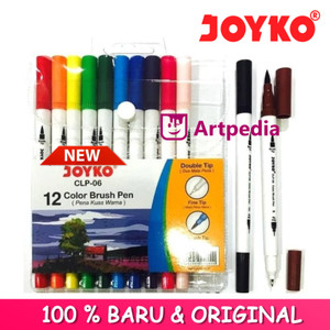 Harga Brush Pen Joyko 12 Warna Clp 06 Dua Mata Pena Katalog.or.id Harga Brush Pen Joyko 12 Warna Clp 06 Dua Mata Pena Katalog.or.id