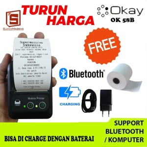 Harga printer bluetooth kasir pos ppob mini 58mm thermal | HARGALOKA.COM Harga printer bluetooth kasir pos ppob mini 58mm thermal | HARGALOKA.COM