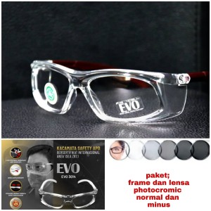 Harga kacamata safety normal dan minus lensa photocromic rubah | HARGALOKA.COM Harga kacamata safety normal dan minus lensa photocromic rubah | HARGALOKA.COM