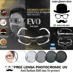 Harga kacamata sport safety free lensa flano minus photocromic | HARGALOKA.COM Harga kacamata sport safety free lensa flano minus photocromic | HARGALOKA.COM