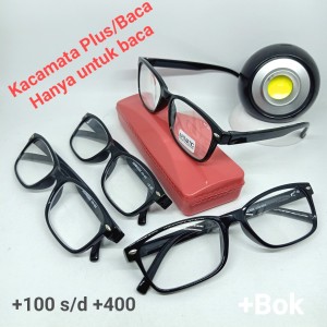 Harga kacamata plus baca jadi frame hitam hanya untuk baca | HARGALOKA.COM Harga kacamata plus baca jadi frame hitam hanya untuk baca | HARGALOKA.COM