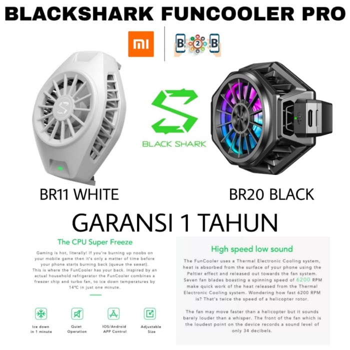 BlackShark Fun Cooler Cooling Fan 